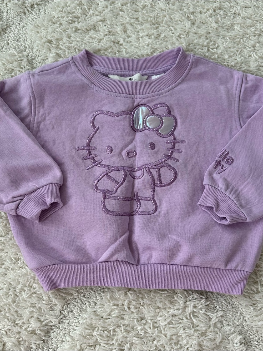 H&M Hello Kitty Purple Sweatshirt
